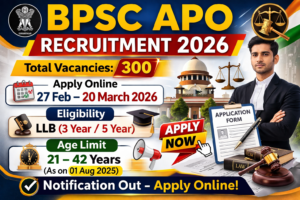 “BPSC APO Recruitment 2026 notification image.”