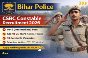 Bihar Police CSBC Constable Recruitment 2026 Official Image