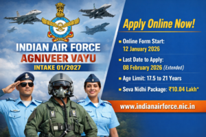 Indian Air Force Agniveer Vayu Intake 012027 Apply Online Image