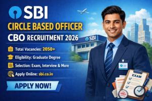 “SBI Circle Based Officer CBO Recruitment 2026 notification image”