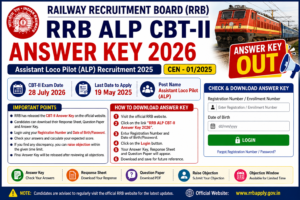 RRB ALP CBT-II Answer Key 2026