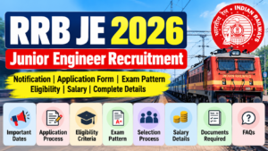 RRB JE 2026 Junior Engineer Recruitment – Eligibility, Exam Pattern, Salary and Selection Process