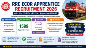 RRC ECoR Apprentice Recruitment 2026