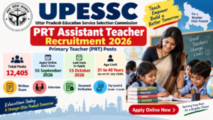 UPESSC PRT Assistant Teacher Recruitment 2026